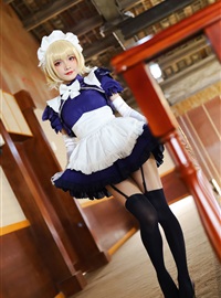 (Cosplay) 宵鱼鱼 贞德同人女仆